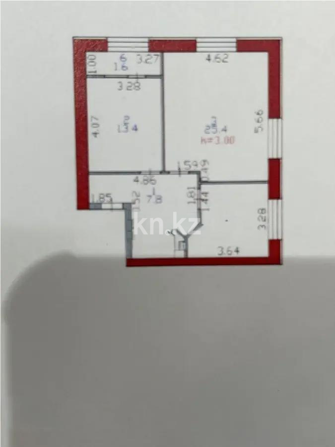 Продажа 2-комнатной квартиры, 64 м², ул. Жошы хана, дом  17 в Астане