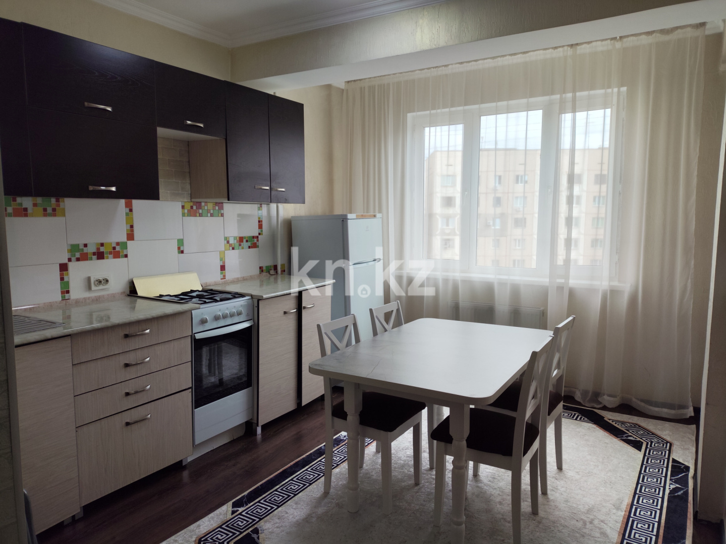 Аренда 2-комнатной квартиры, 46 м², мкр-н Жетысу-2, дом  85 - ул. Саина - Аренда  двухкомнатных квартир помесячно в Алматы с фото фото 7 из 8