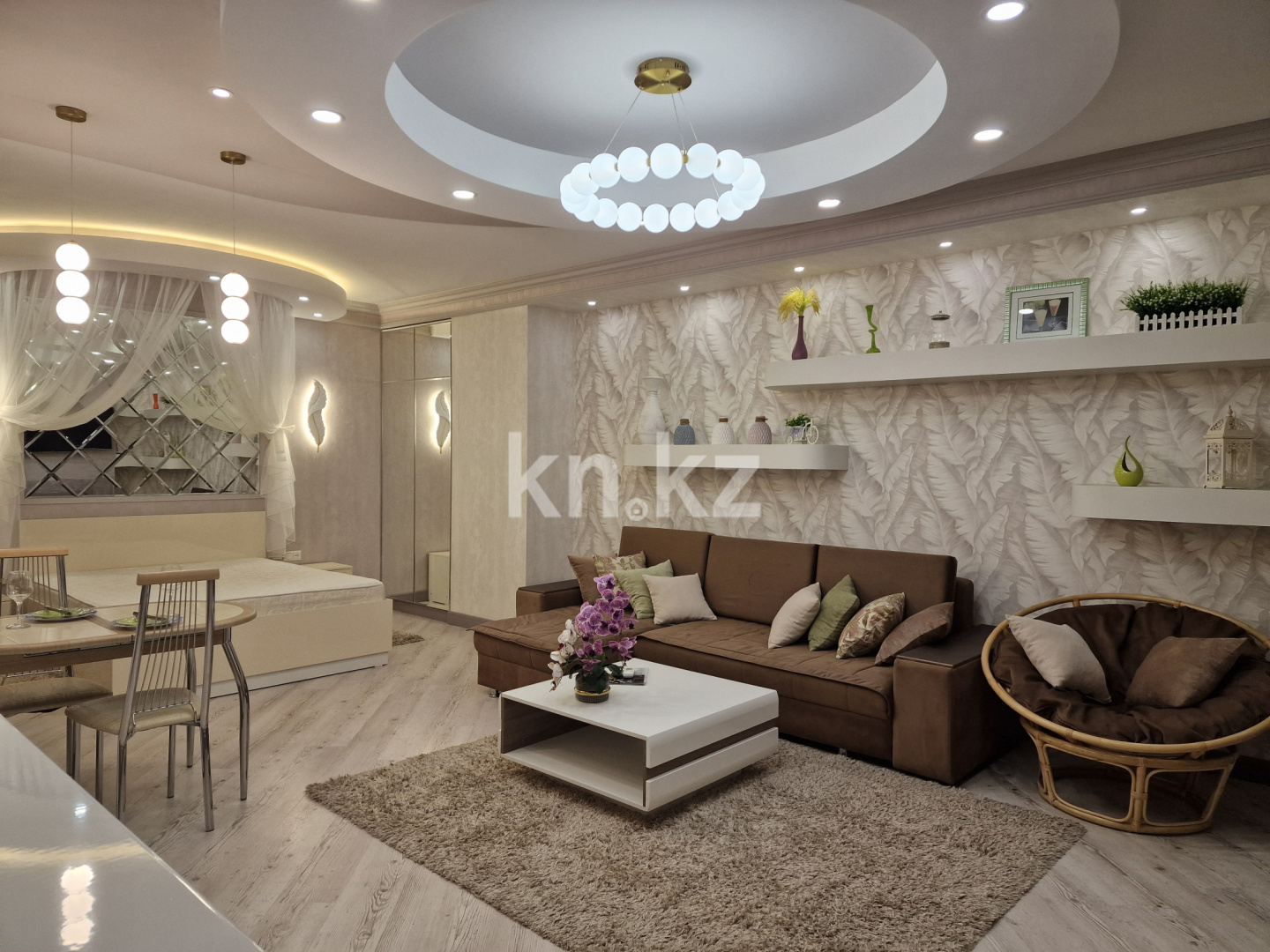 Аренда 1-комнатной квартиры посуточно, 54 м² в Алматы
