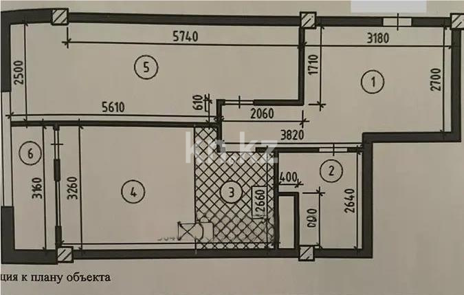 Продажа 2-комнатной квартиры, 52.4 м² - Недвижимость в Казахстане - страница 19 фото 6 из 6