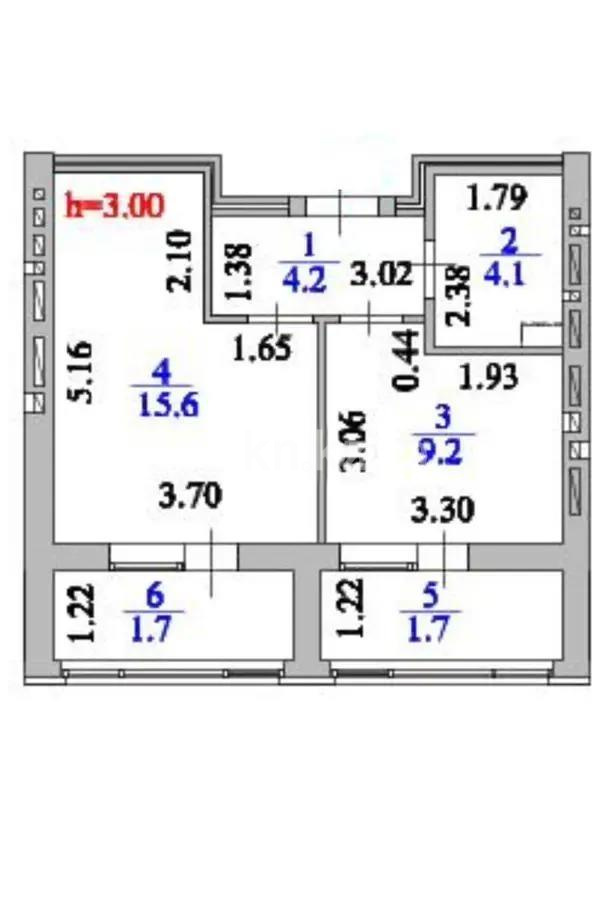 Продажа 1-комнатной квартиры, 36.5 м² - Продажа  однокомнатных квартир в новостройках Астаны фото 1 из 1