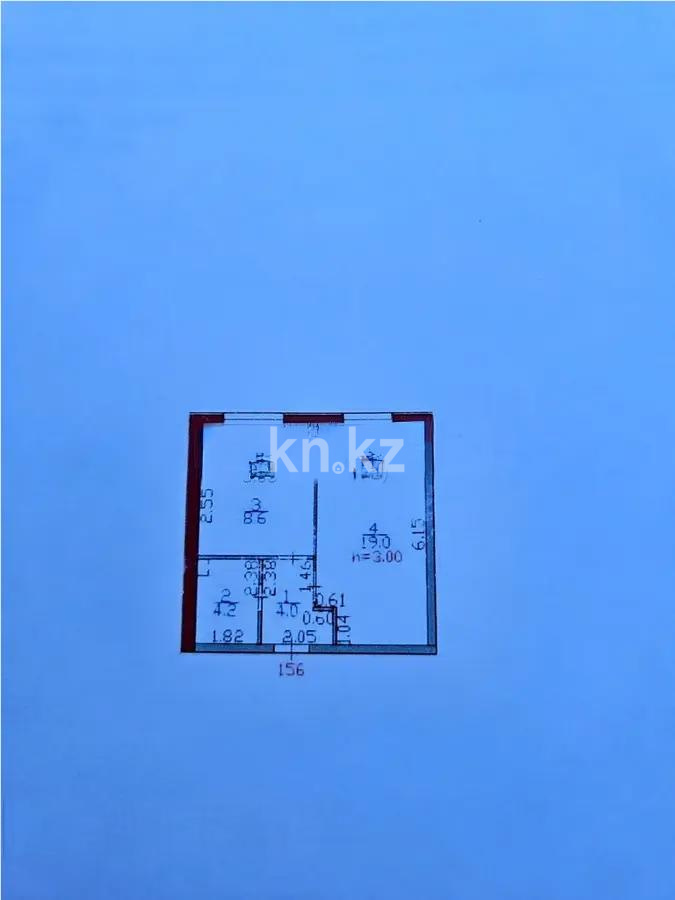 Продажа 1-комнатной квартиры, 37.1 м², ул. Жошы хана, дом  12/3 - Продажа квартир в Казахстане фото 1 из 1