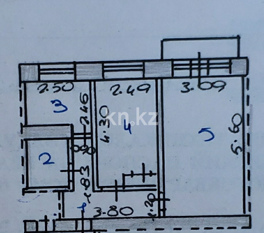 Продажа 2-комнатной квартиры, 42.6 м² - Продажа квартир в Казахстане - страница 19 фото 1 из 9