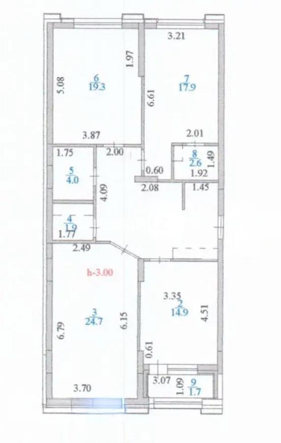 Продажа 3-комнатной квартиры, 104 м² в Астане - фото 6