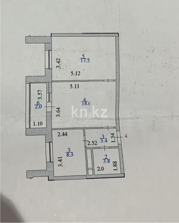 Продажа 2-комнатной квартиры, 55 м² - Продажа двухкомнатных квартир в Астане - страница 6 фото 2 из 2