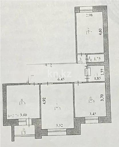 Продажа 3-комнатной квартиры, 76 м², пр. Тлендиева, дом  16/1 в Астане - фото 7