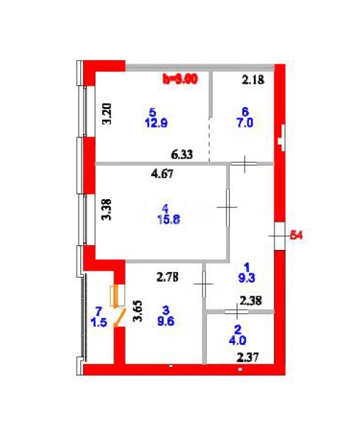 Продажа 2-комнатной квартиры, 60.1 м² в Астане - фото 2