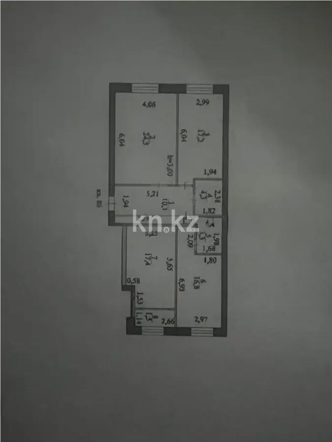 Продажа 3-комнатной квартиры, 95.1 м², ул. Е-15, дом  16 в Астане