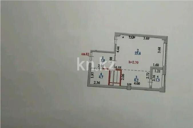 Продажа 1-комнатной квартиры, 45.6 м² в Астане - фото 4