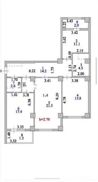 Продажа 3-комнатной квартиры, 91 м² в Астане - фото 7