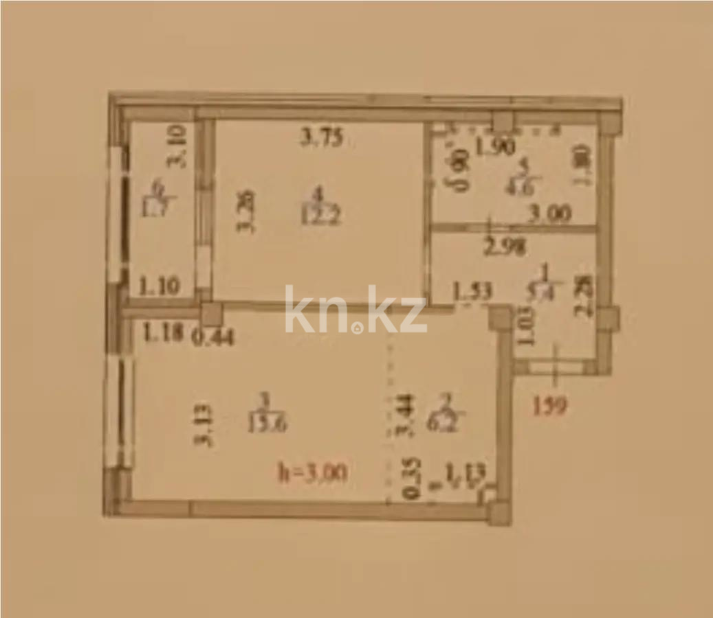 Продажа 1-комнатной квартиры, 45.7 м² - Продажа квартир в новостройках Астаны - страница 23 фото 1 из 1