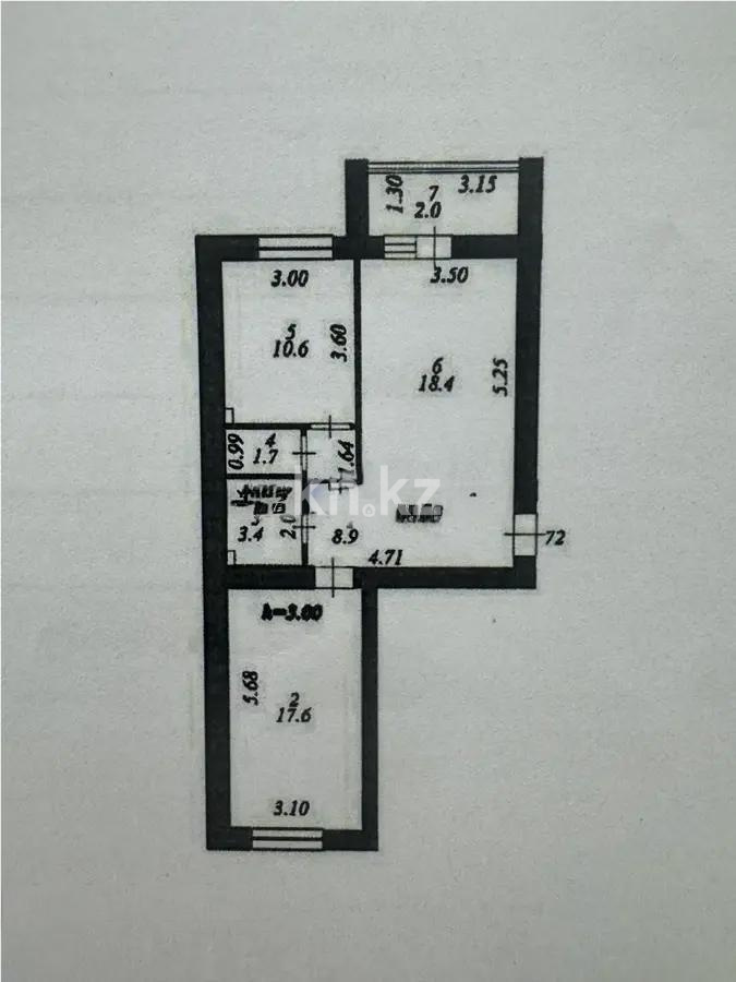 Продажа 2-комнатной квартиры, 63 м² в Астане