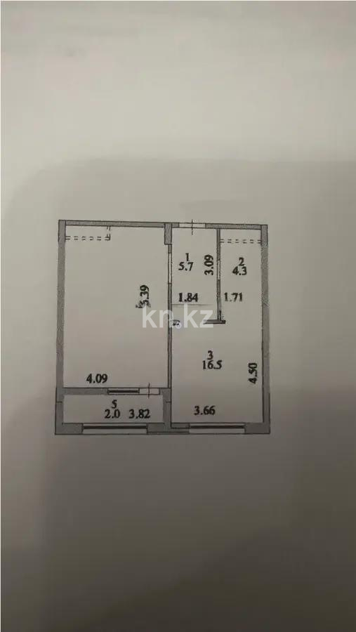 Продажа 1-комнатной квартиры, 54 м², пр. Улы Дала, дом  37 - Продажа  однокомнатных квартир в Астане без посредников с фото фото 1 из 1