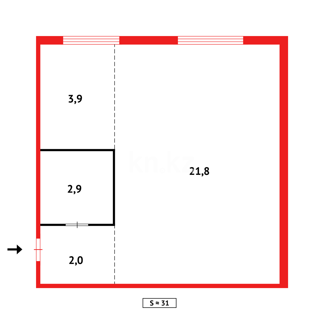 Продажа 1-комнатной квартиры, 31 м² - Продажа  однокомнатных квартир в Караганде фото 4 из 4