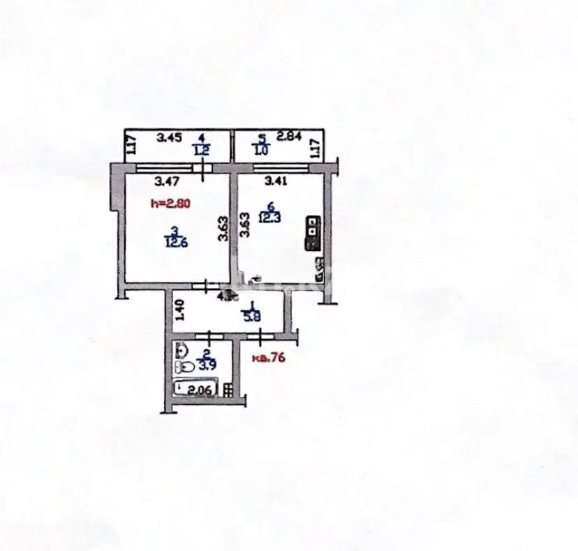 Продажа 1-комнатной квартиры, 40 м², ул. Утеген батыра, дом  110 в Алматы - фото 5
