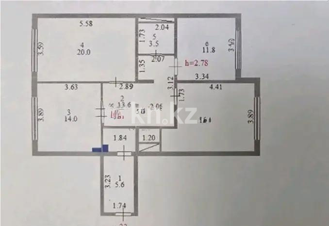 Продажа 3-комнатной квартиры, 90 м², ул. Сатпаева, дом  15 - Продажа  трехкомнатных квартир в Астане без посредников с фото фото 1 из 1
