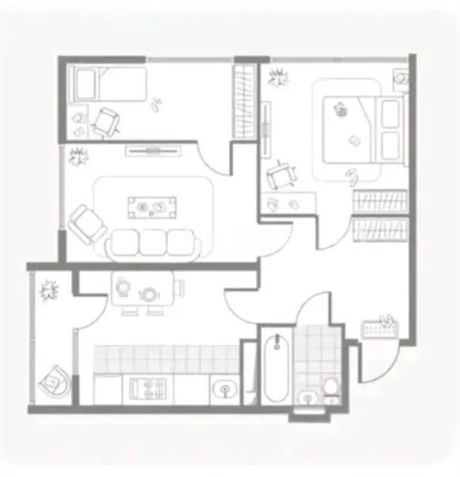 Продажа 3-комнатной квартиры, 73 м² - Продажа квартир в новостройках Алматы без посредников фото 1 из 1