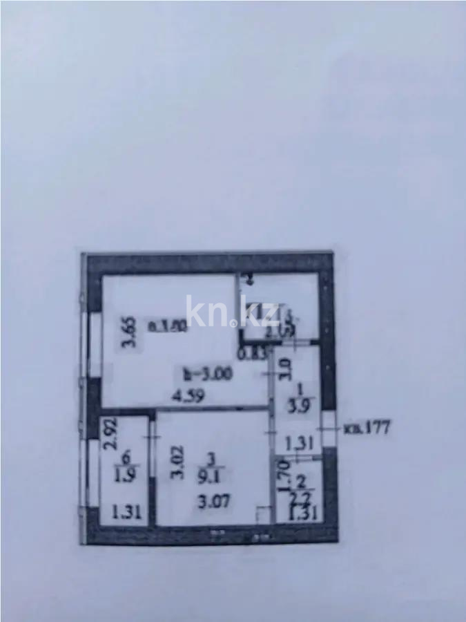 Продажа 1-комнатной квартиры, 35.9 м² - Продажа однокомнатных квартир в Астане - страница 6 фото 2 из 2