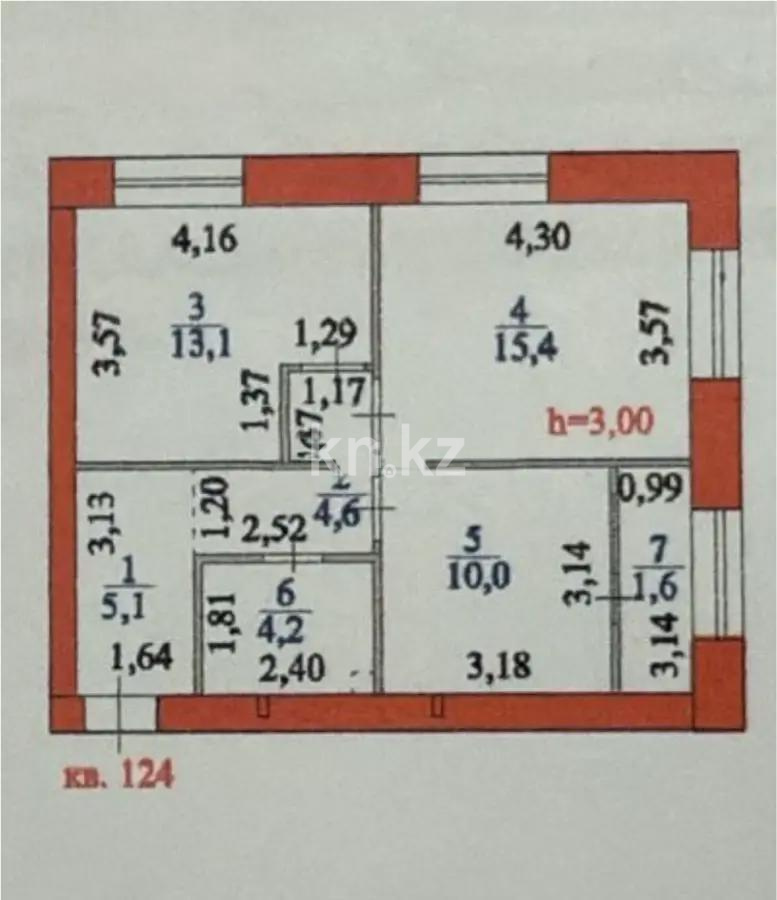 Продажа 2-комнатной квартиры, 54 м², ул. Айтматова, дом  77/9 - Продажа  двухкомнатных квартир в новостройках Астаны без посредников с фото фото 1 из 1
