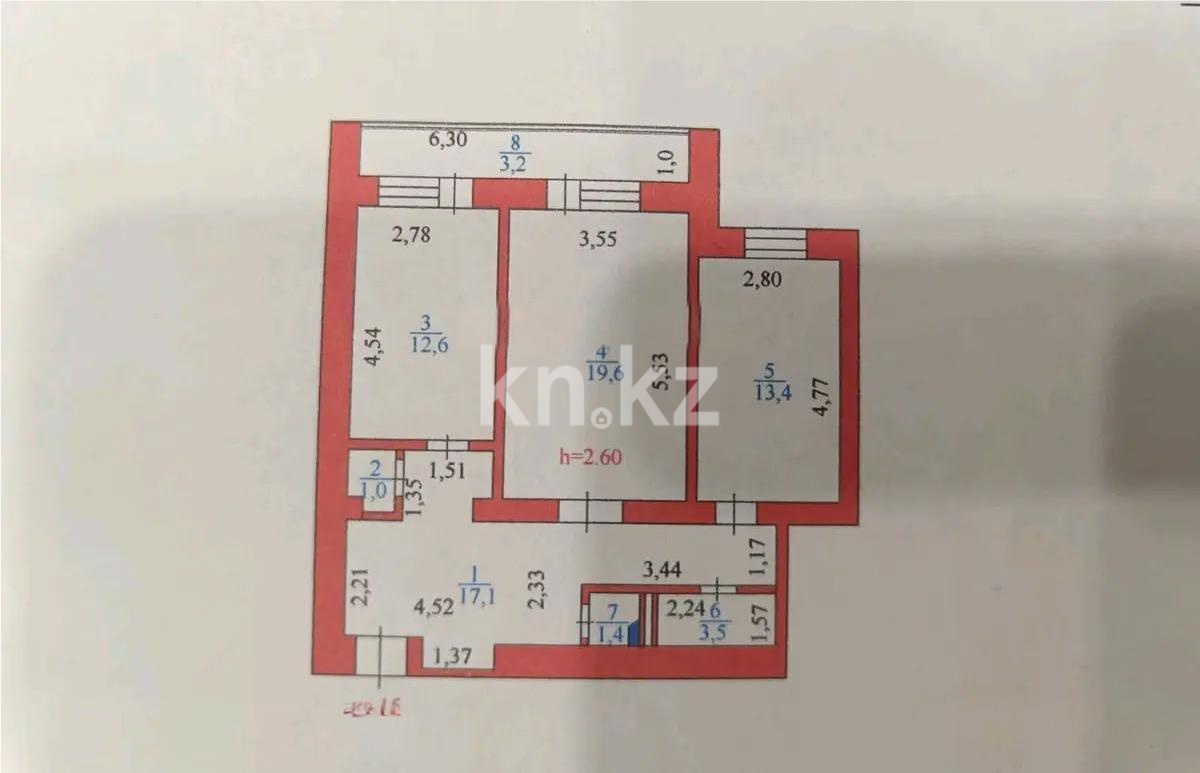 Продажа 2-комнатной квартиры, 71.8 м², ул. Мустафина, дом  3/2 в Астане - фото 7