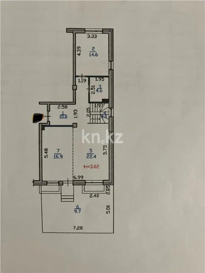 Продажа 4-комнатной квартиры, 135.5 м², ул. Талапты, дом  34/1 в Алматы - фото 4