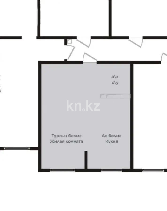 Продажа 1-комнатной квартиры, 45 м², мкр-н Шугыла, дом  340/5а стр - Продажа квартир в Алматы фото 1 из 1