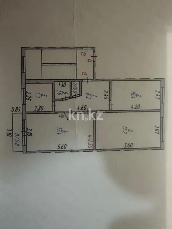 Продажа 3-комнатной квартиры, 61 м² в Темиртау - фото 11