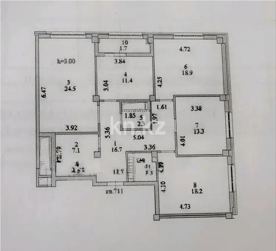 Продажа 4-комнатной квартиры, 116.8 м² - Продажа  четырехкомнатных квартир в новостройках Астаны фото 4 из 4
