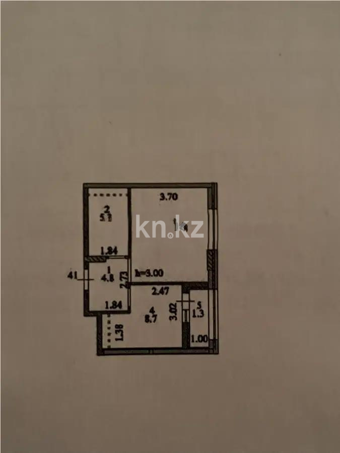 Продажа 1-комнатной квартиры, 37.1 м² - Продажа однокомнатных квартир от собственников в Астане - страница 3 фото 4 из 4