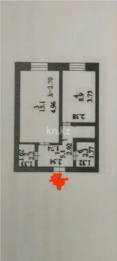 Продажа 1-комнатной квартиры, 35 м², пр. Кошкарбаева, дом  80/1 - Продажа  однокомнатных квартир в новостройках Астаны без посредников фото 6 из 6