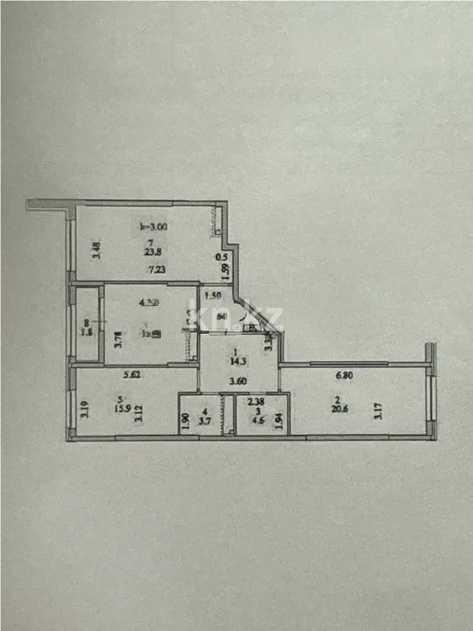 Продажа 3-комнатной квартиры, 100 м² - Продажа трехкомнатных квартир в Астане - страница 39 фото 1 из 1