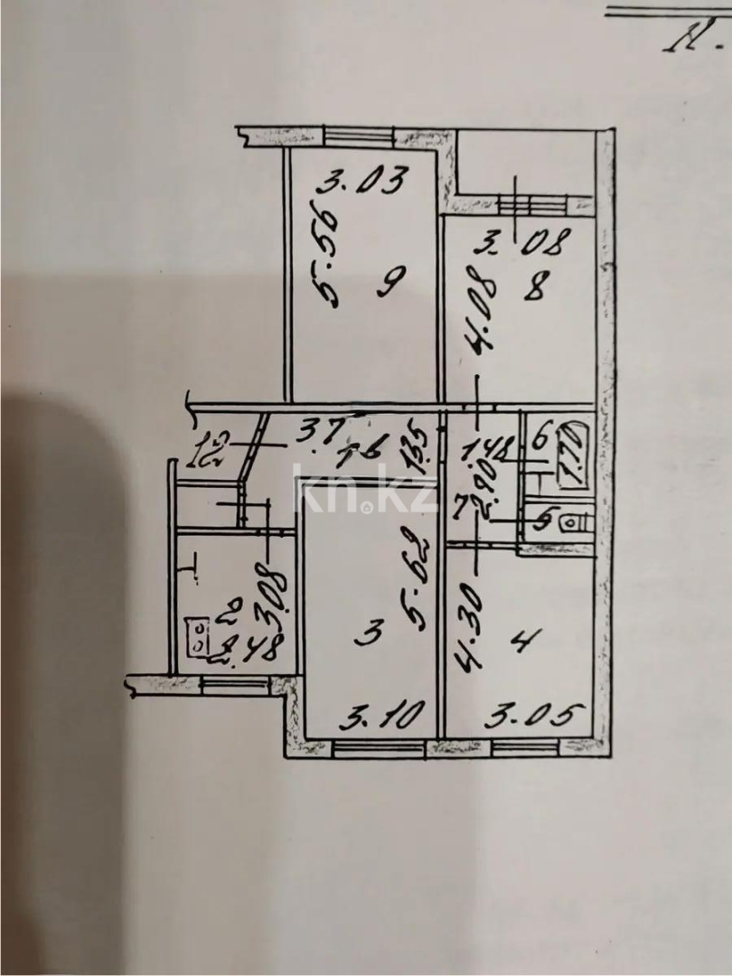 Продажа 4-комнатной квартиры, 82 м², мкр-н 8, дом  96 в Темиртау