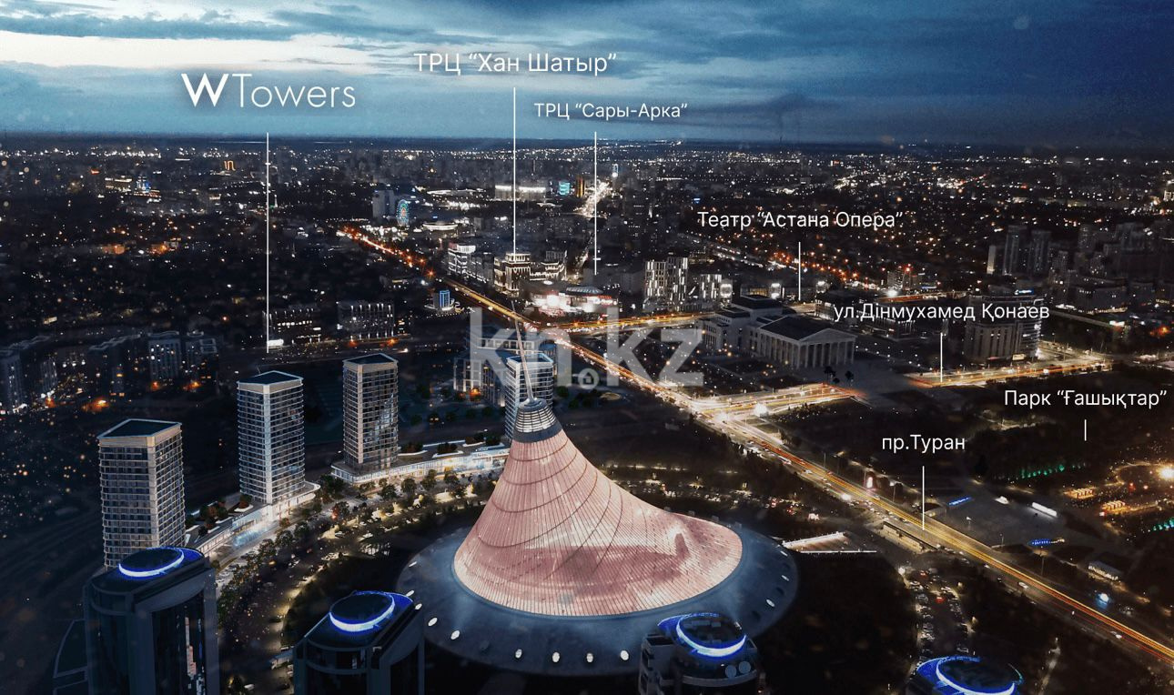 Продажа 4-комнатной квартиры, 129 м² в Астане - фото 11