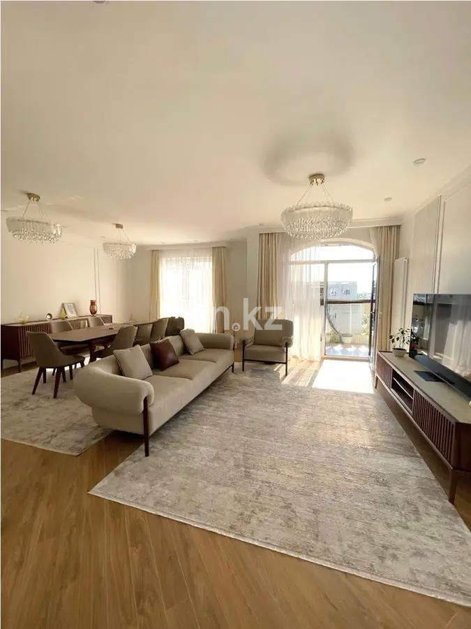 Продажа 4-комнатной квартиры, 160 м², мкр-н Мирас, дом  157 - Продажа  четырехкомнатных квартир в новостройках Алматы без посредников с фото фото 1 из 7