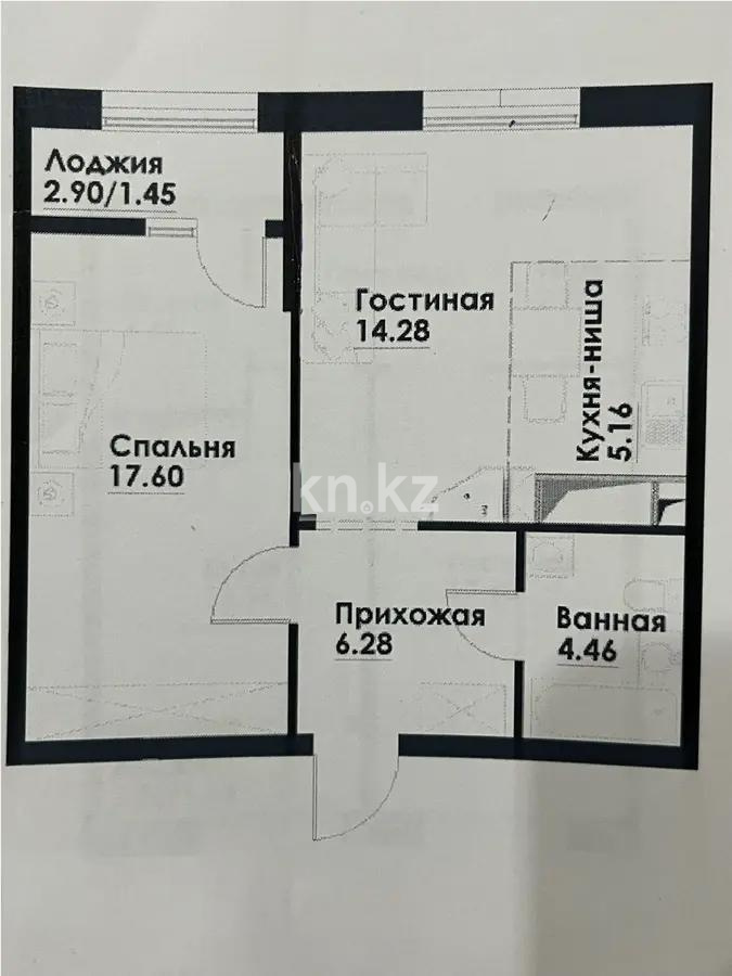 Продажа 2-комнатной квартиры, 49.23 м², ул. Фадеева, дом  38г - Продажа квартир в Казахстане фото 1 из 1