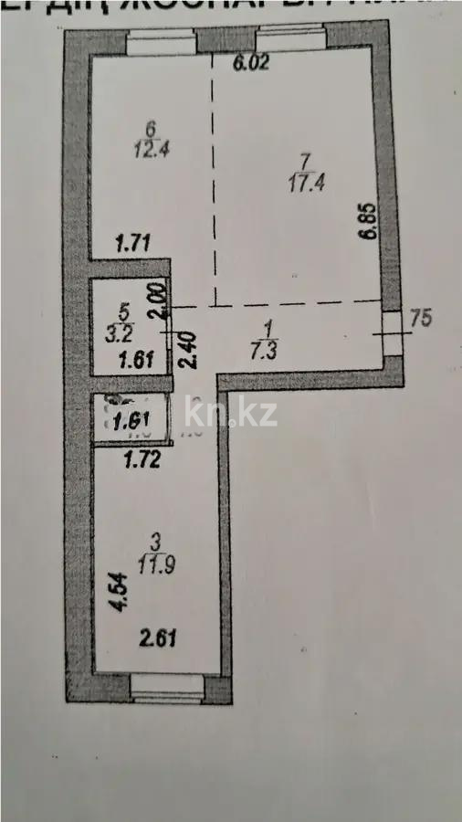 Продажа 2-комнатной квартиры, 54.8 м² в Астане - фото 6