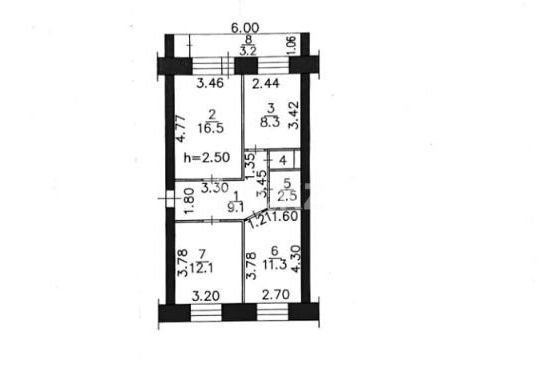 Продажа 3-комнатной квартиры, 64 м² - Продажа трехкомнатных квартир в Казахстане фото 11 из 11