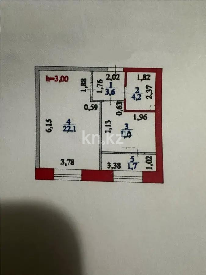 Продажа 1-комнатной квартиры, 41 м², пр. Тауелсыздык, дом  25/1 стр - Продажа  однокомнатных квартир в Астане без посредников с фото фото 1 из 1