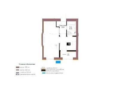 Продажа 1-комнатной квартиры, 38.84 м², ул. Чокина, дом  4 в Астане