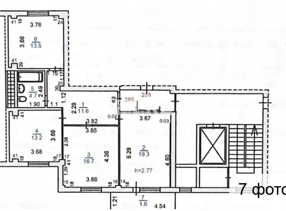 Продажа 3-комнатной квартиры, 80 м², ул. Сарыарка, дом  31 - Продажа квартир в Караганде фото 6 из 6