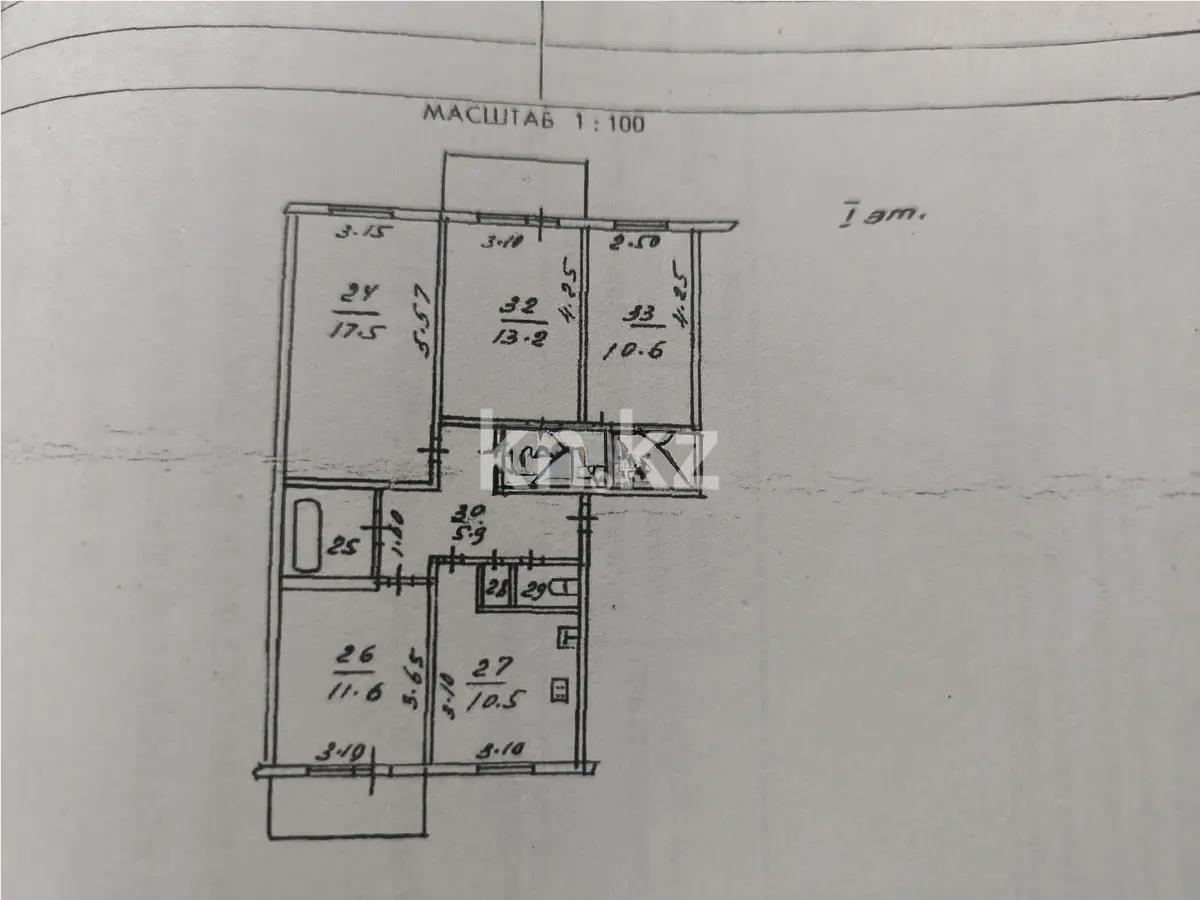 Продажа 4-комнатной квартиры, 87 м², ул. Тургута Озала, дом  51 - Продажа квартир в Алматы с фото фото 6 из 6