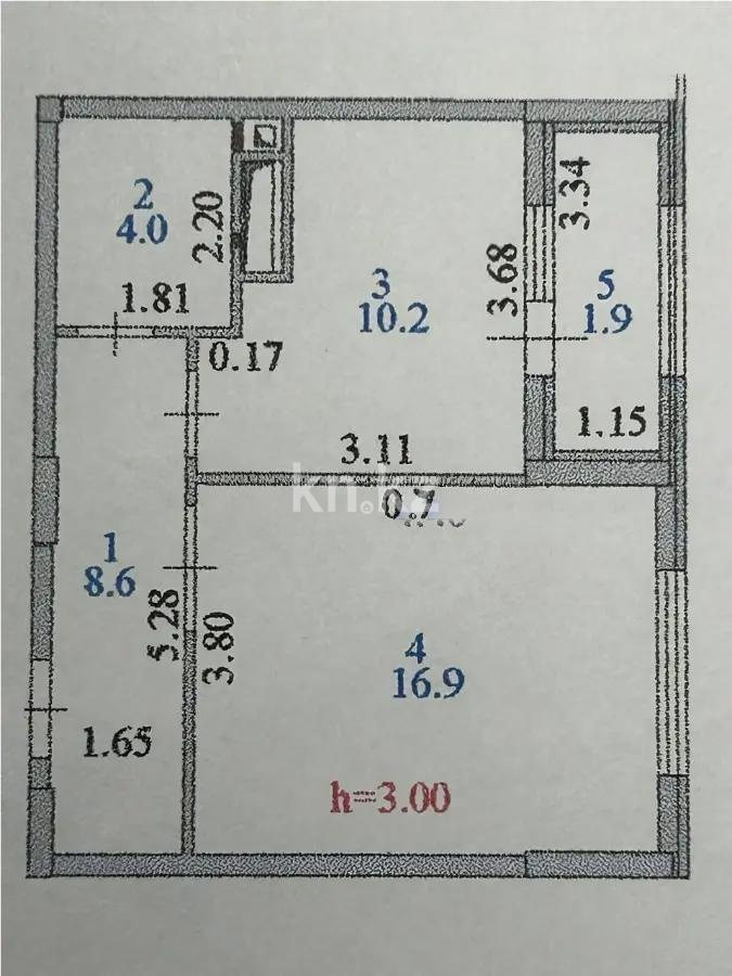 Продажа 2-комнатной квартиры, 41.9 м² в Астане - фото 5