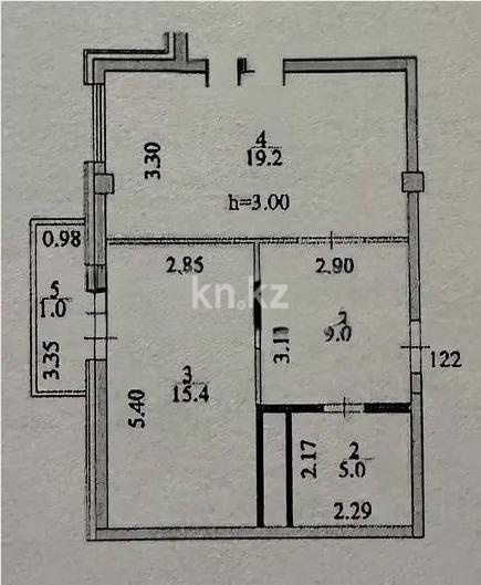 Продажа 1-комнатной квартиры, 50 м² - Продажа недвижимости в Астане - страница 2 фото 1 из 1