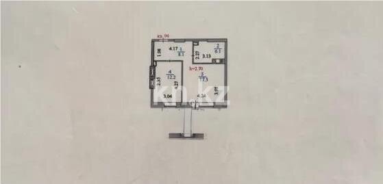 Продажа 1-комнатной квартиры, 45.5 м² в Астане - фото 4
