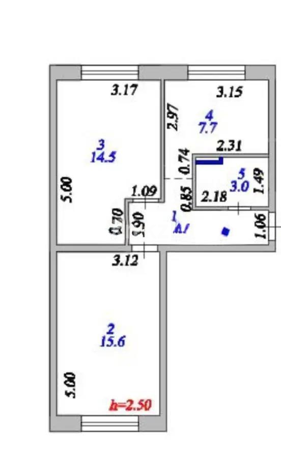 Продажа 2-комнатной квартиры, 46 м², ул. Бейбитшилик, дом  40 - Продажа  двухкомнатных квартир в Астане без посредников с фото фото 1 из 1