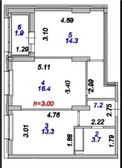 Продажа 3-комнатной квартиры, 60 м² в Астане - фото 5