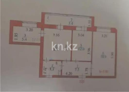 Продажа 2-комнатной квартиры, 64 м² в Астане - фото 5