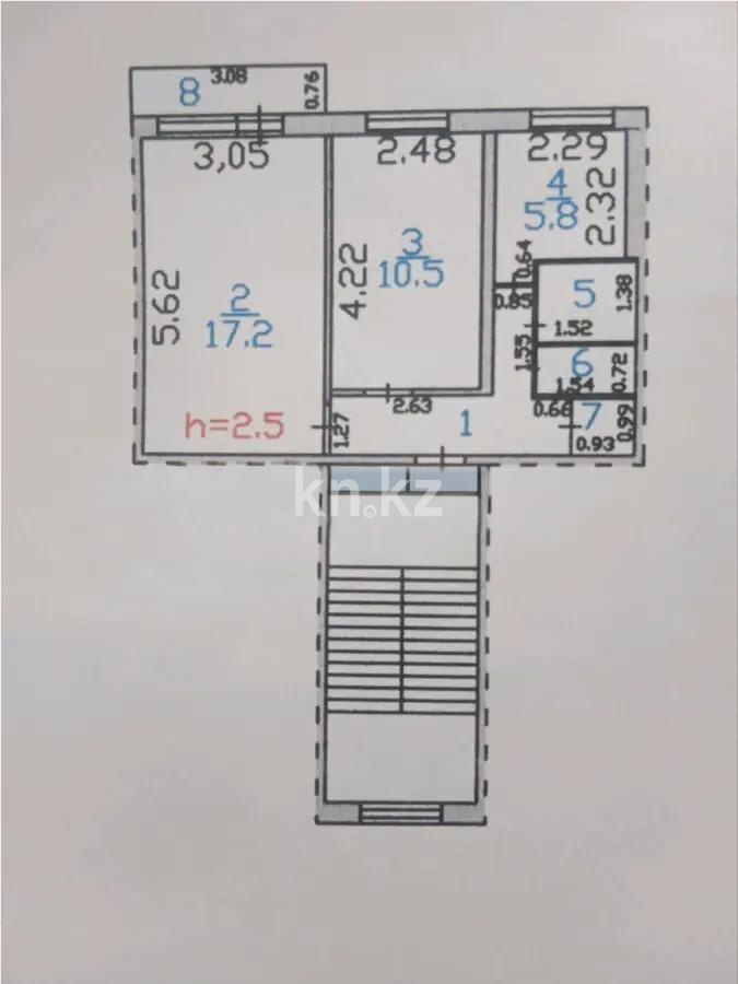 Продажа 2-комнатной квартиры, 44 м², ул. Ленинградская, дом  73 - Продажа квартир в Шахтинске фото 5 из 5