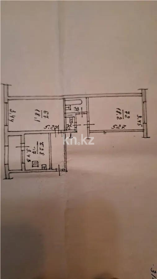 Продажа 2-комнатной квартиры, 60 м², мкр. Айнабулак-4, дом  173 - Продажа квартир в Алматы фото 5 из 5