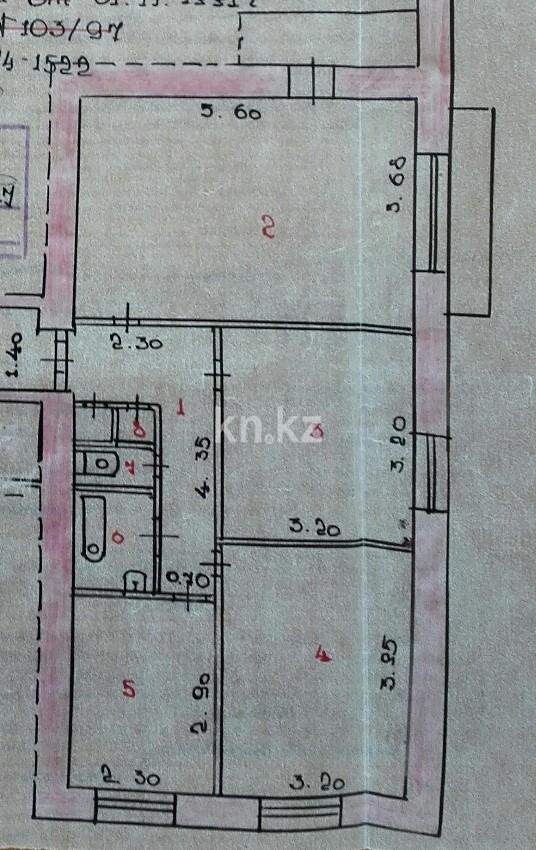 Продажа 3-комнатной квартиры, 60 м², ул. Ержанова, дом  17 - Продажа  трехкомнатных квартир в Караганде без посредников фото 5 из 10